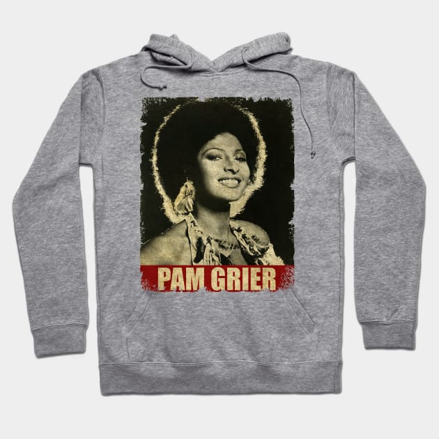 Pam Grier - NEW RETRO STYLE Hoodie by FREEDOM FIGHTER PROD